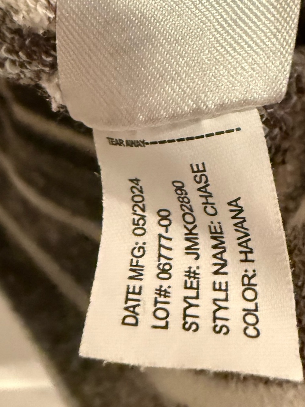 Johnnie-O Chase Full Zip Stripe Hoodie in Havana Coastal Casual Grey Lounge XXL - Picture 5 of 8